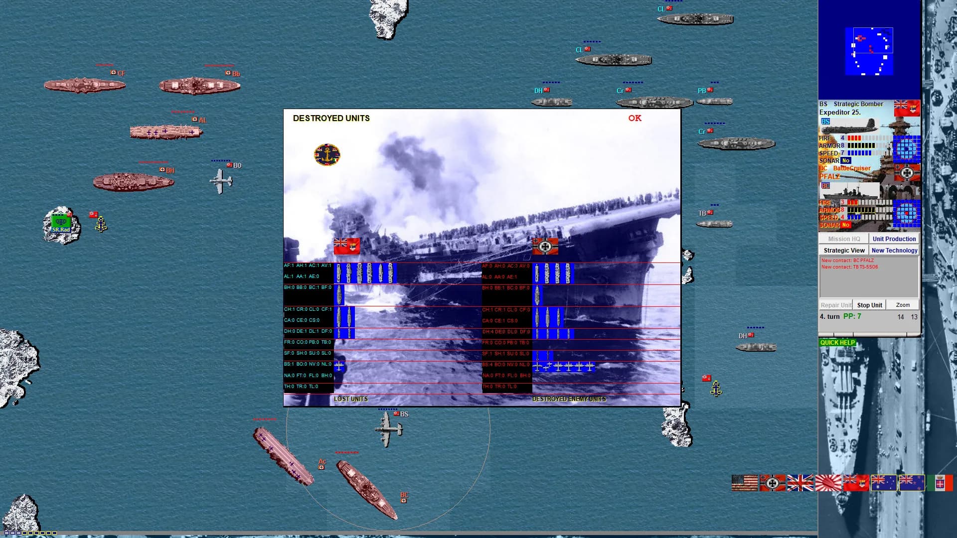 Battleships and Carriers - WW2 Battleship Game görsel 15