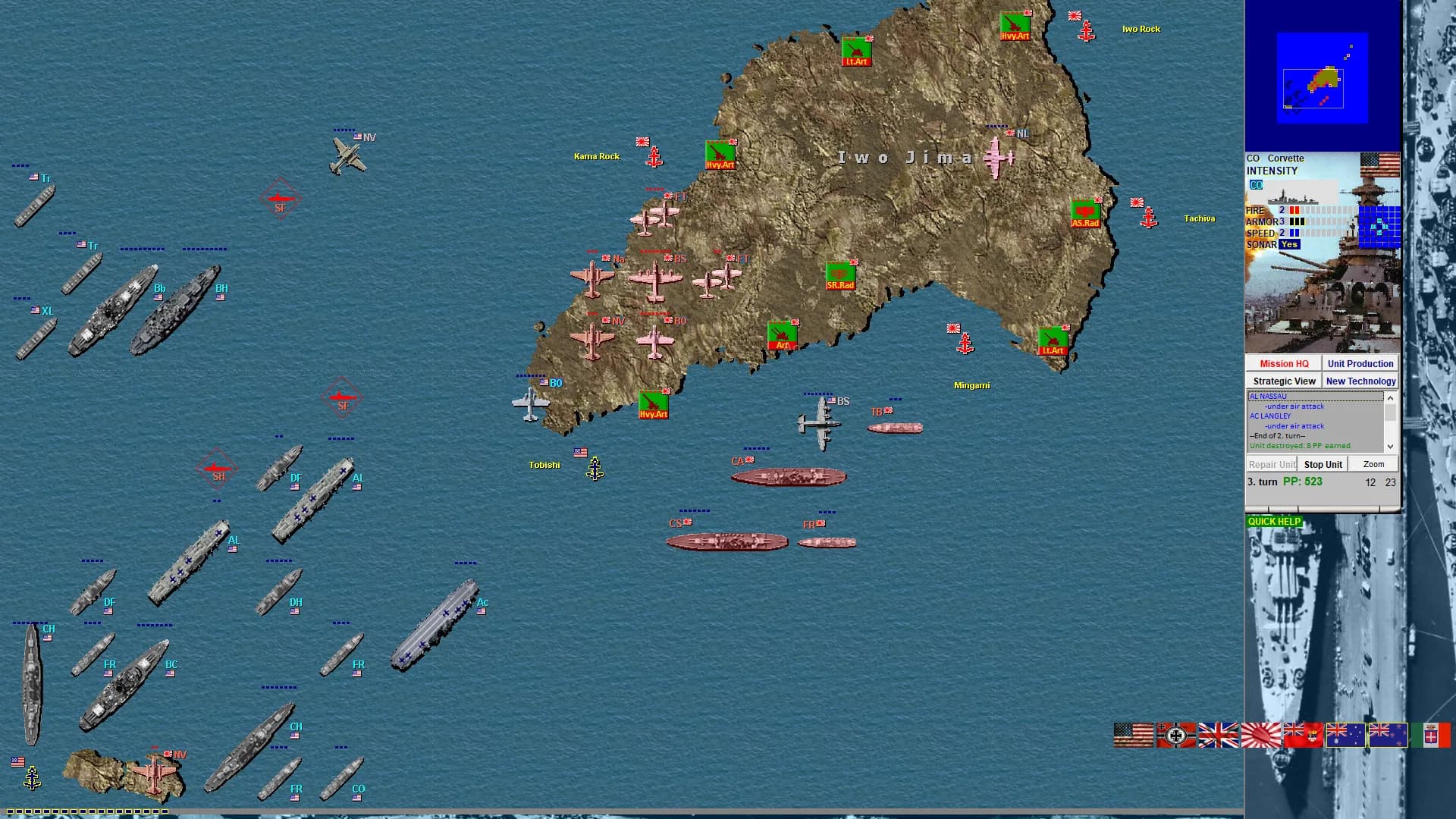 Battleships and Carriers - WW2 Battleship Game görsel 16