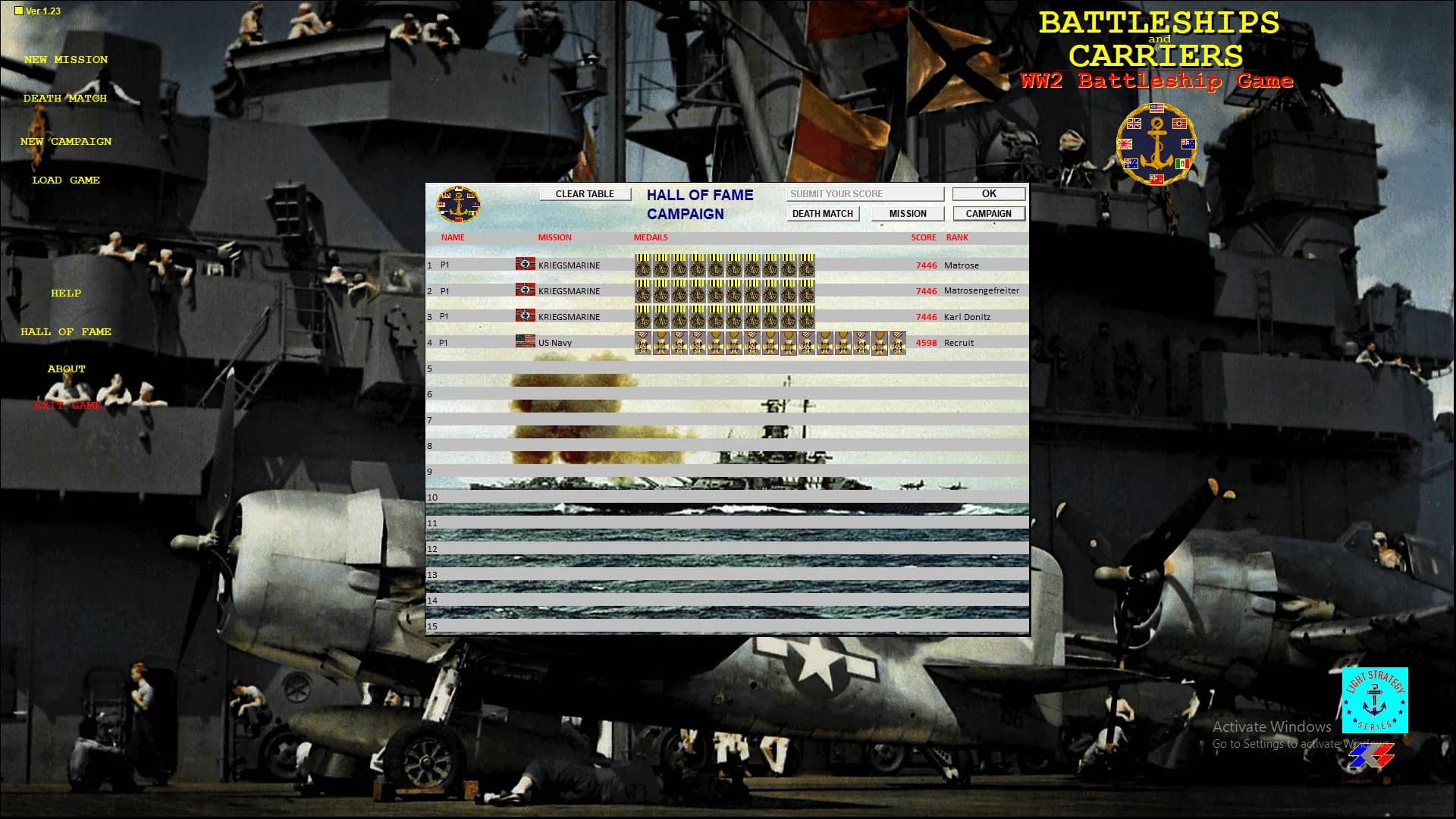 Battleships and Carriers - WW2 Battleship Game görsel 18