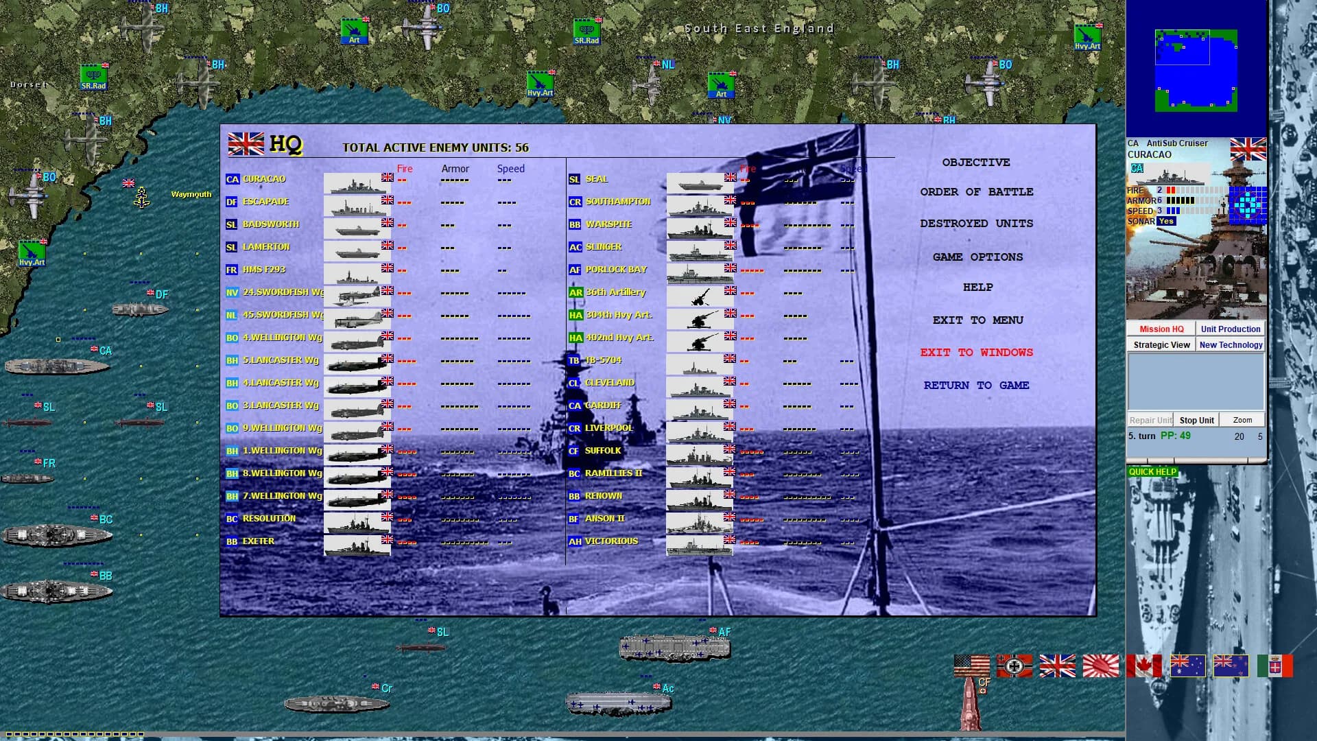 Battleships and Carriers - WW2 Battleship Game görsel 5