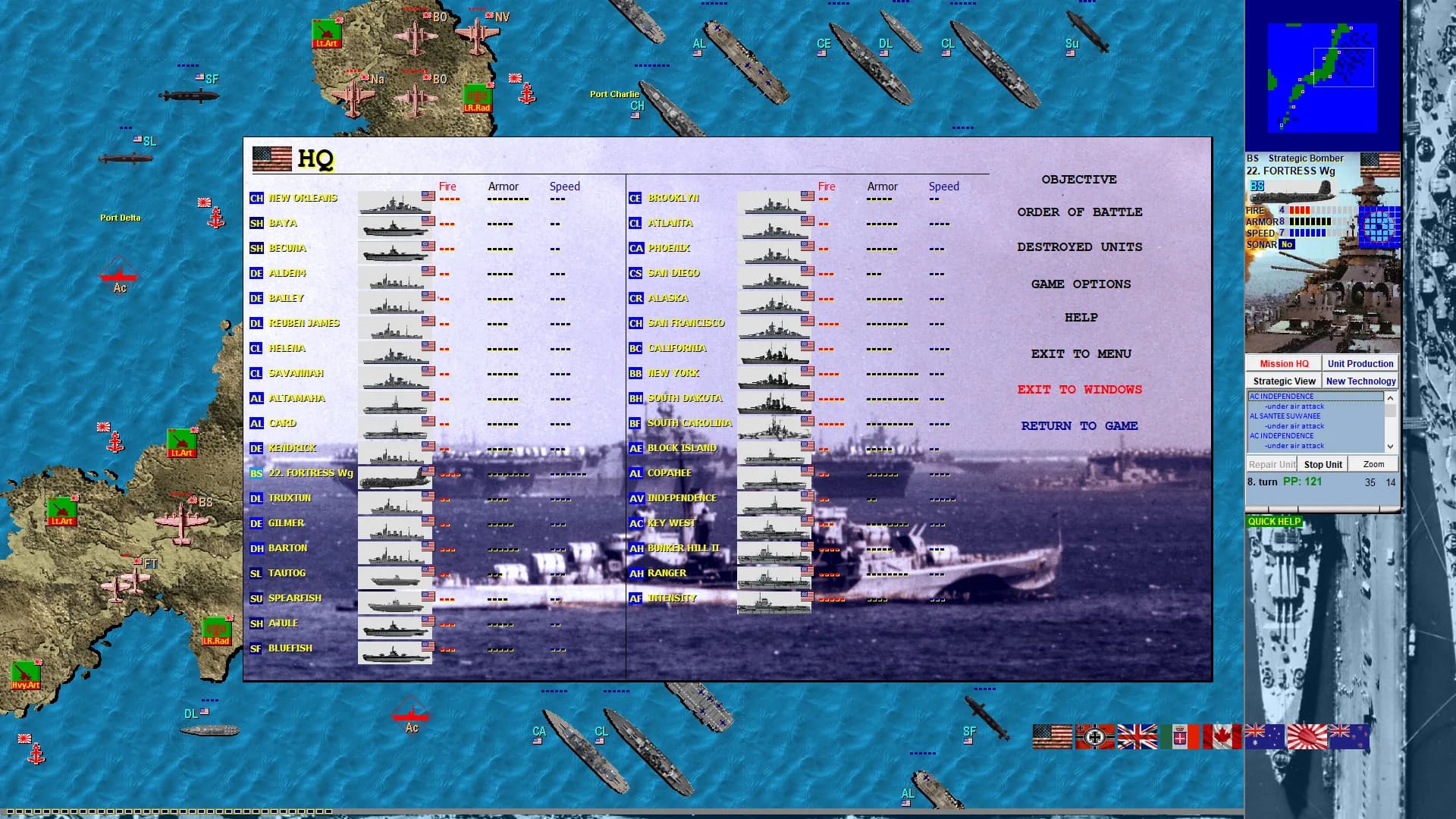 Battleships and Carriers - WW2 Battleship Game görsel 8
