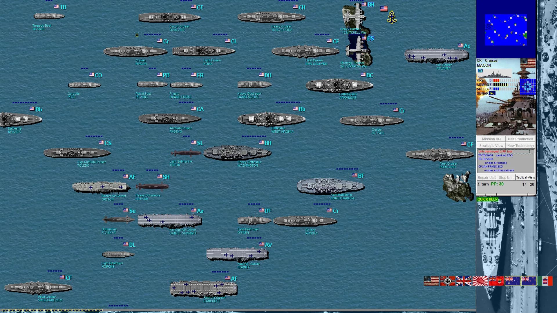 Battleships and Carriers - WW2 Battleship Game görsel 9
