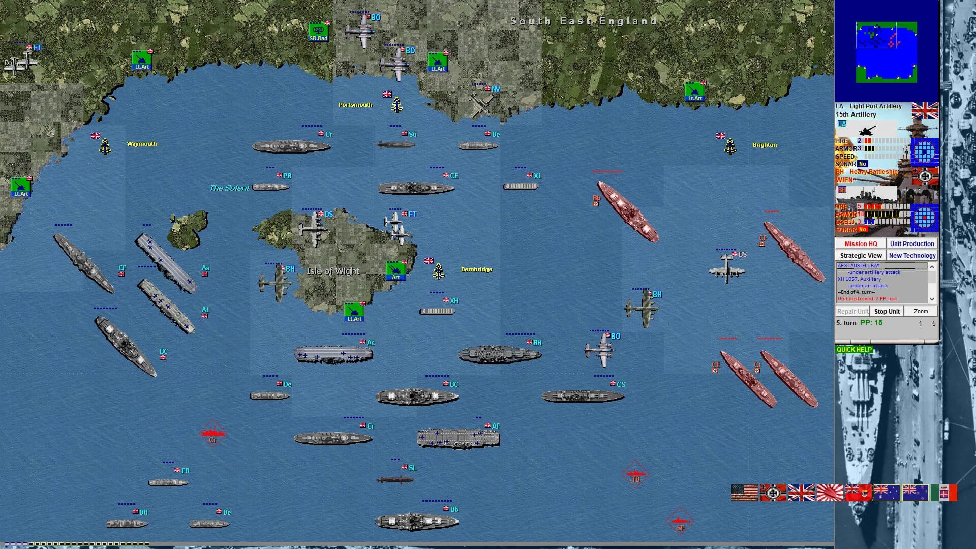 Battleships and Carriers - WW2 Battleship Game görsel 10