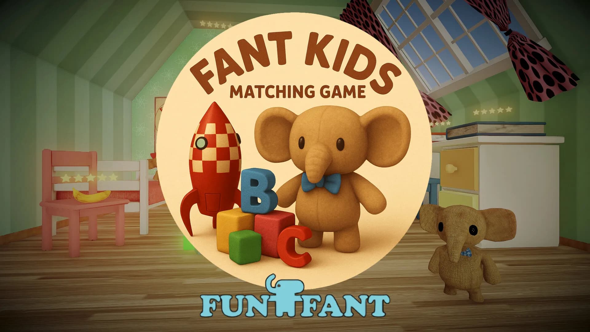 Fant Kids 3D Matching Game görsel 3