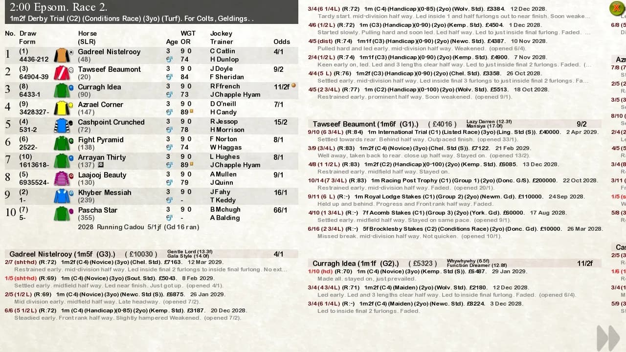 Starters Orders 7 Horse Racing görsel 5