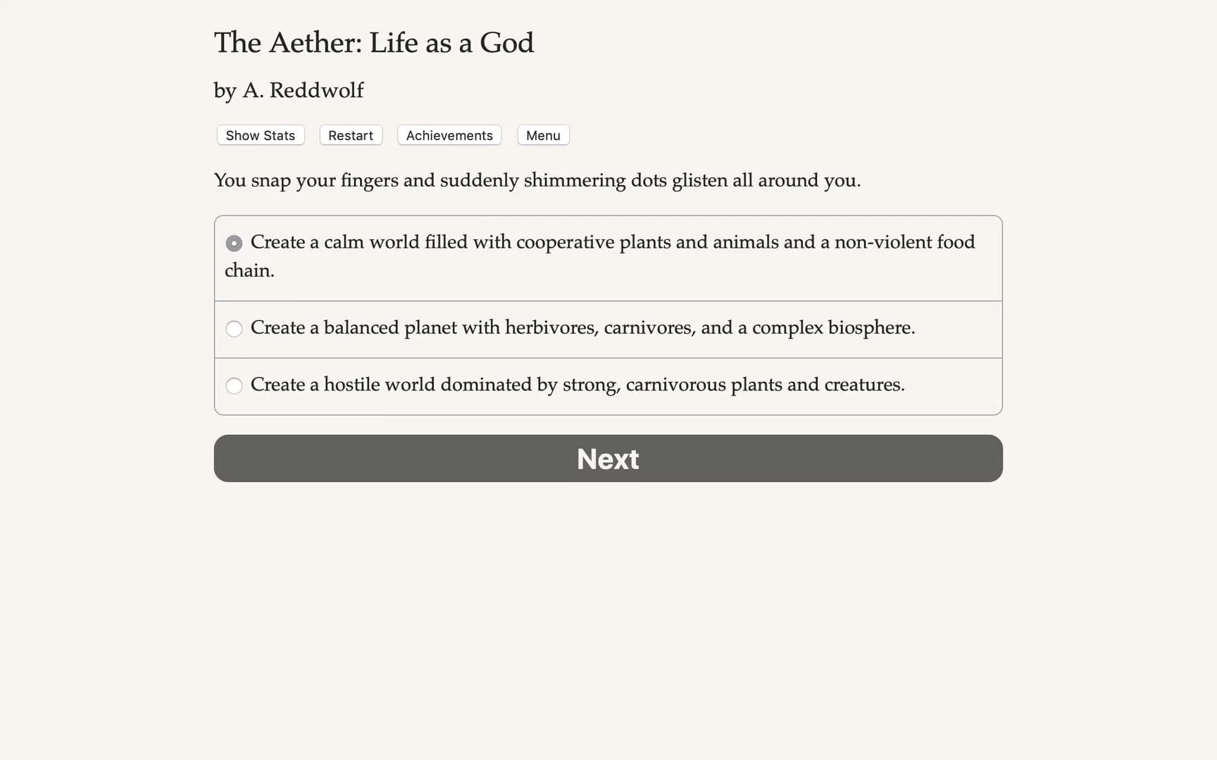 The Aether: Life as a God görsel 2