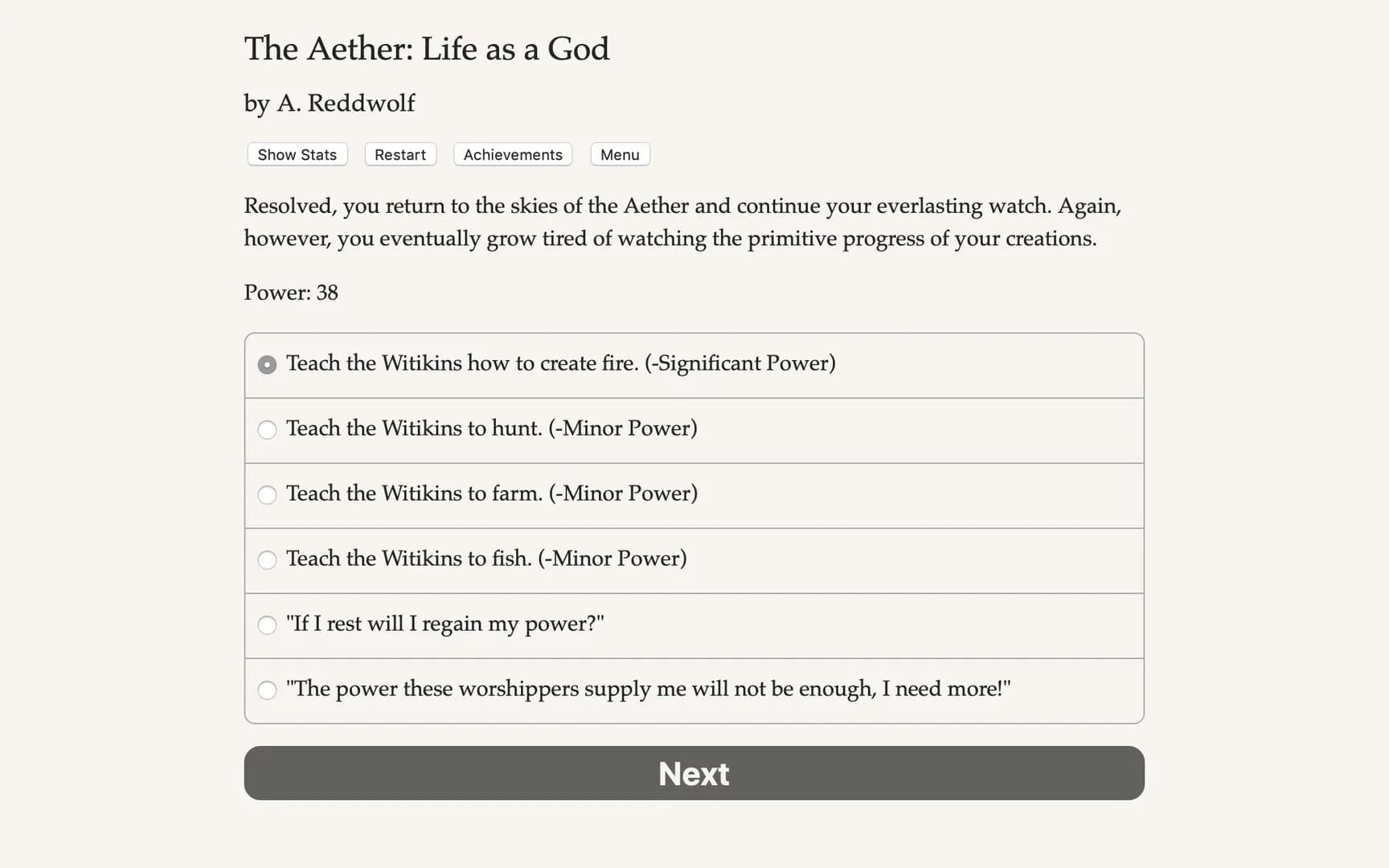 The Aether: Life as a God görsel 4