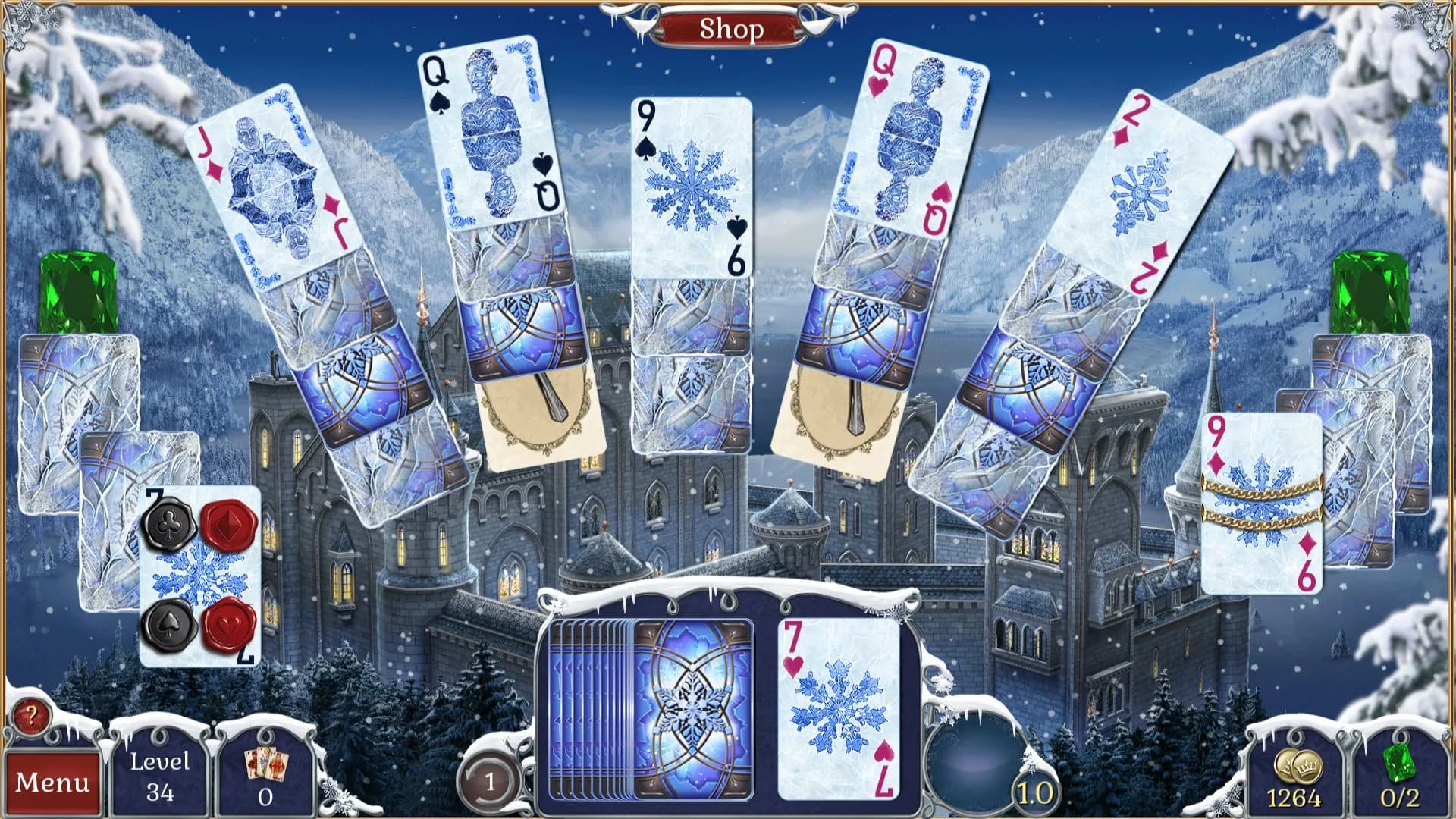 Jewel Match Solitaire Winterscapes görsel 4