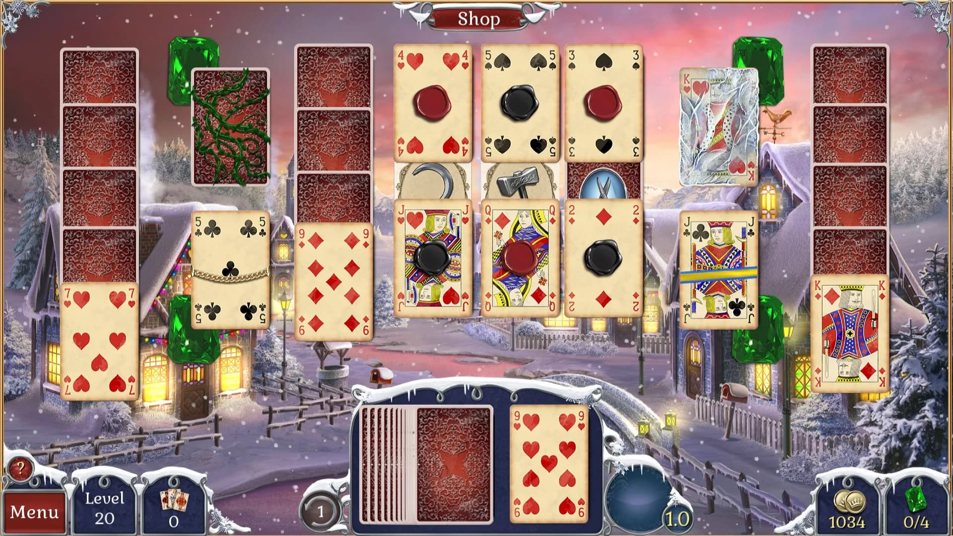 Jewel Match Solitaire Winterscapes görsel 6