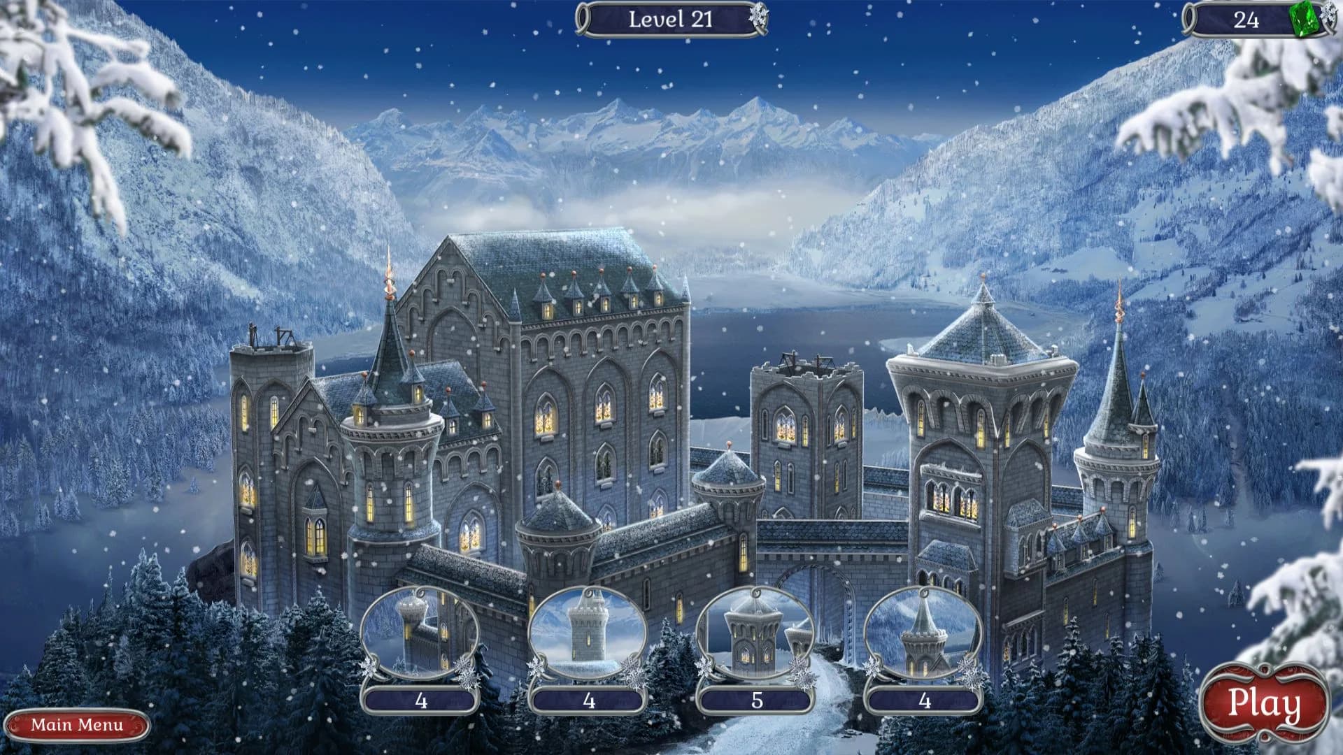 Jewel Match Solitaire Winterscapes görsel 8