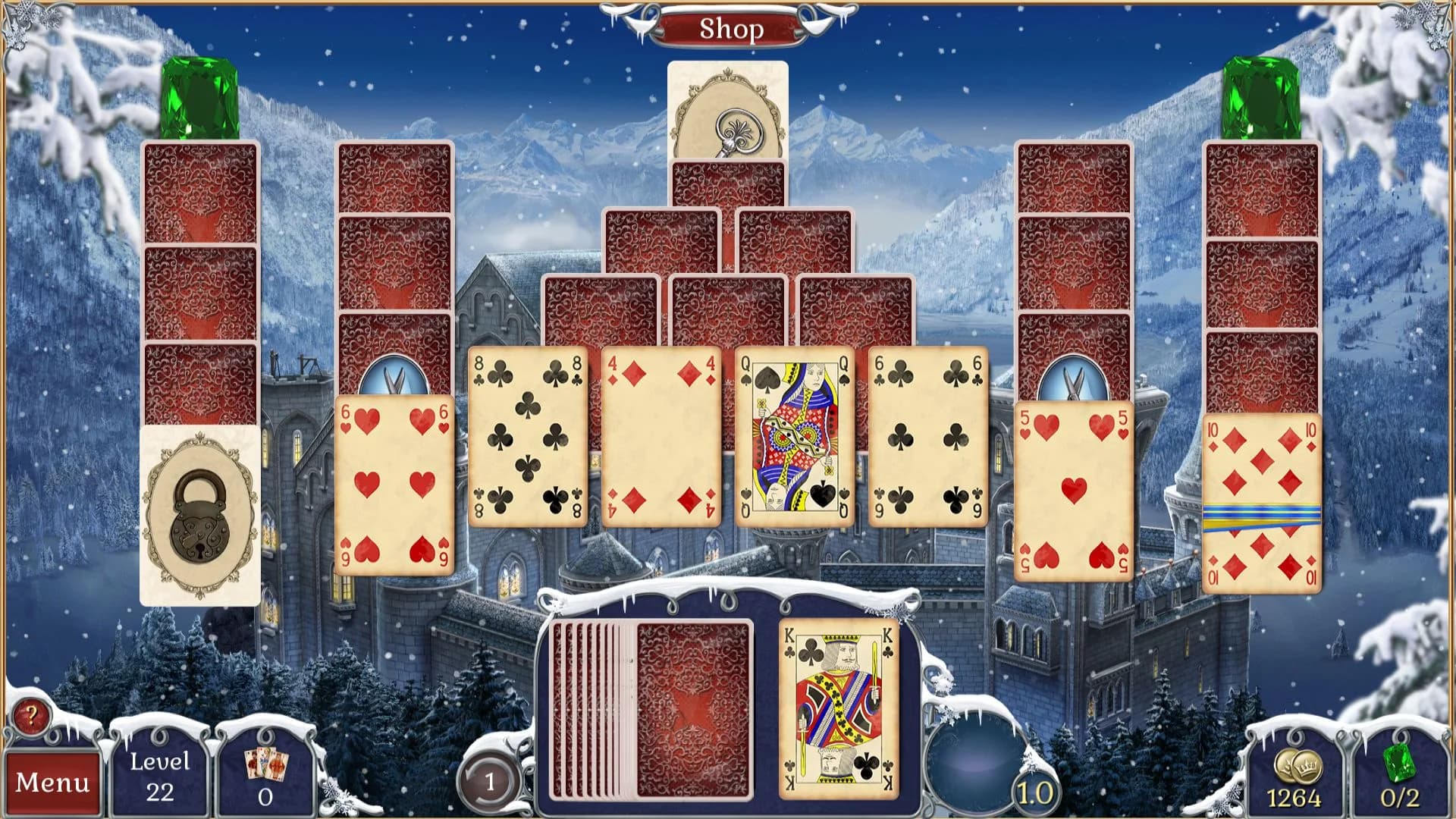 Jewel Match Solitaire Winterscapes görsel 9