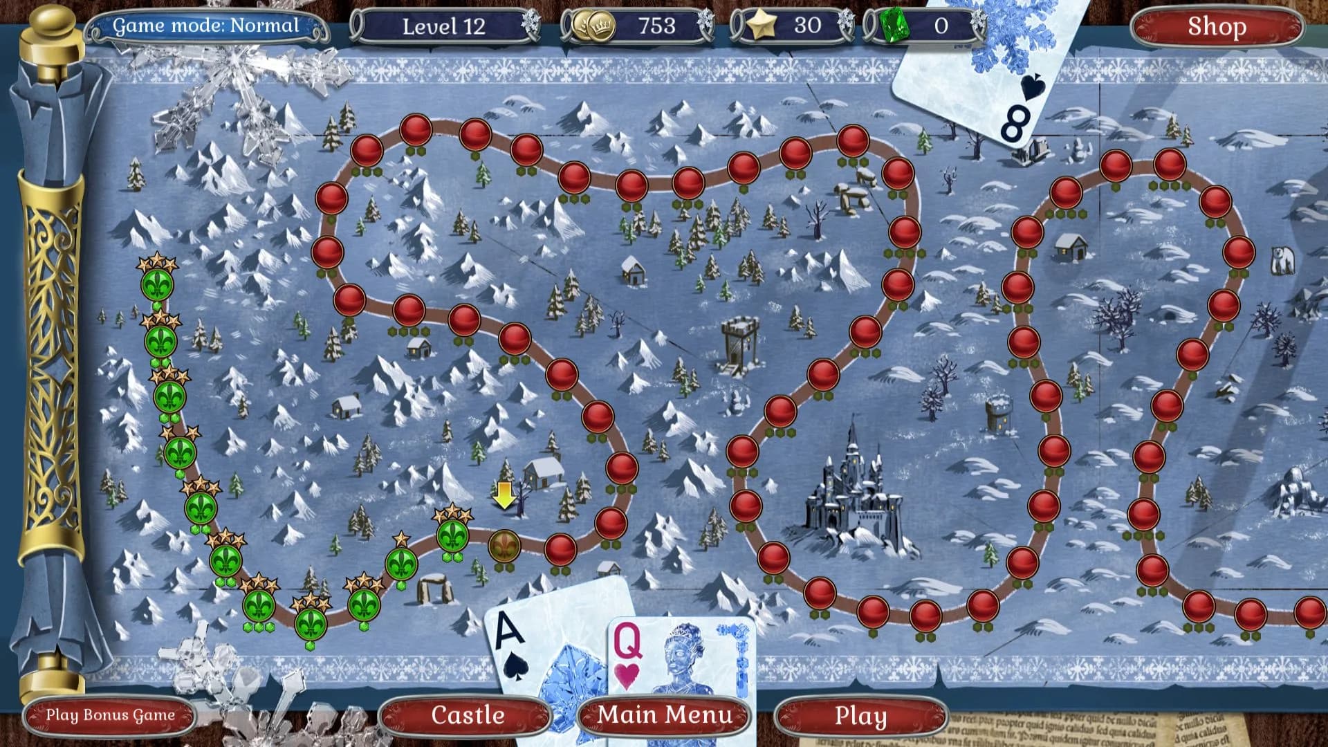 Jewel Match Solitaire Winterscapes görsel 10