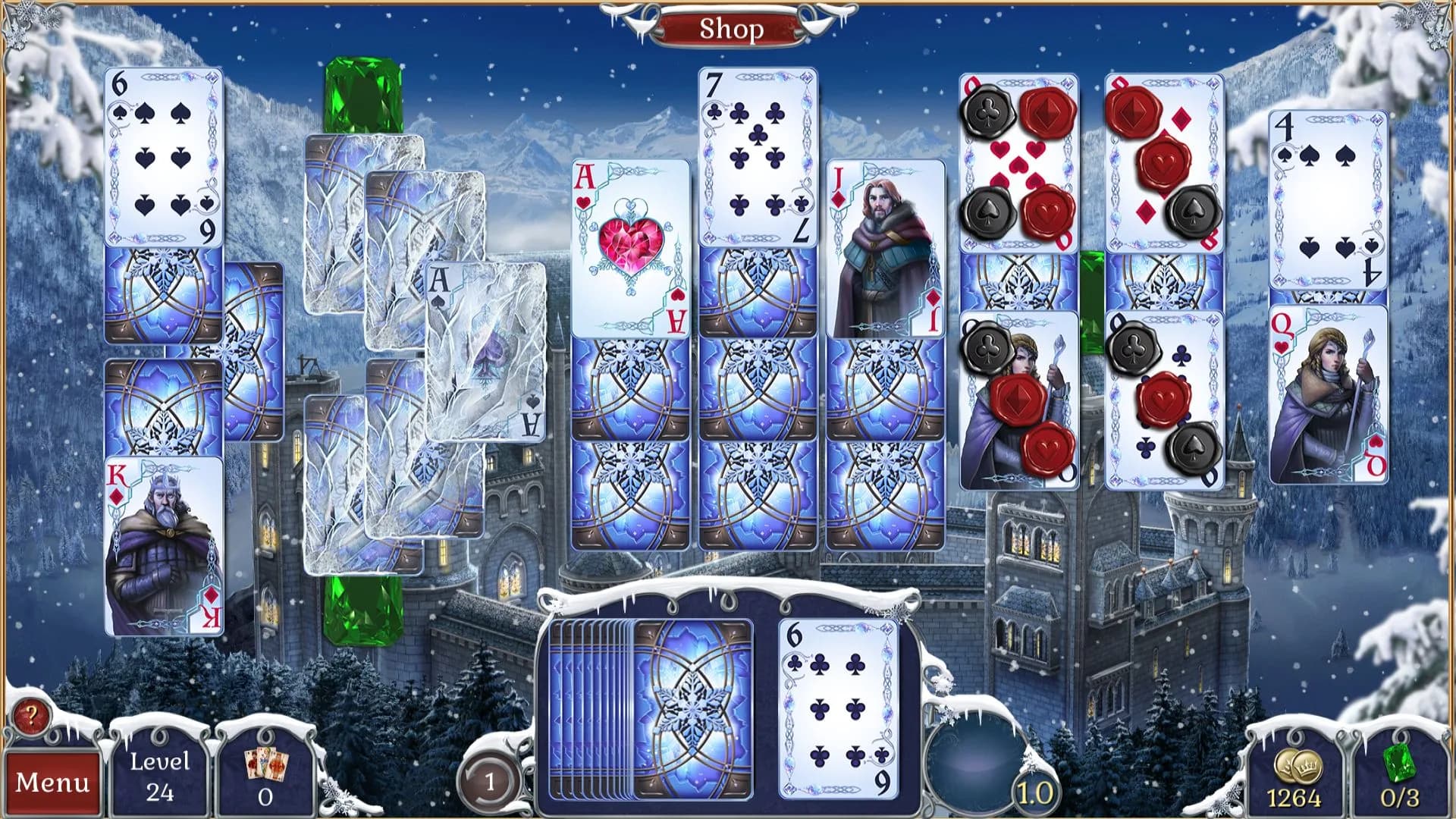 Jewel Match Solitaire Winterscapes görsel 11