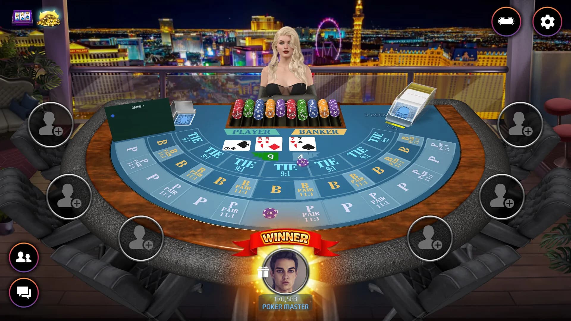 Poker Master - Texas Hold'em, Rulet, Blackjack, Baccarat, Omaha, Slot Makinesi, Teen Patti görsel 3